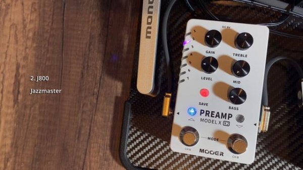 Mooer Preamp Model X & Cab X2 Amp and Cab Simulation (with other pedals)
