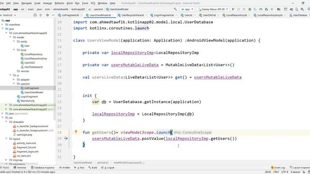 21 - Android - Kotlin - MVVM Implementation - شرح смотреть онлайн