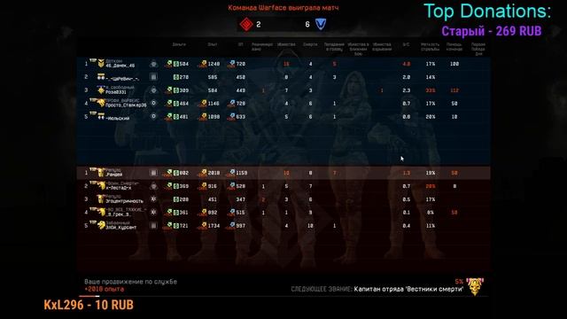 Warface Stream: Лановый хозяин 2кратника смотреть онлайн