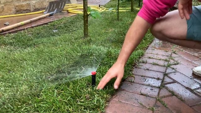 Регулировка веерных сопел Hunter