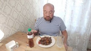 Мукбанг КУРИНЫЕ СЕРДЦА в кисло-сладком соусе! КАК ОБИДНО ЗА ТАЛАНТЛИВЫХ ЛЮДЕЙ! Московское Солнце!