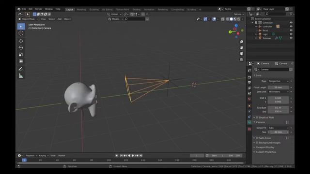 Dolly Zoom Camera Rig in Blender смотреть онлайн