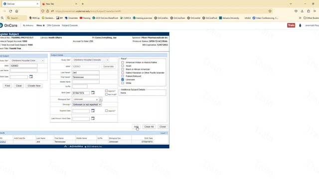 Registering a Subject Integrated смотреть онлайн