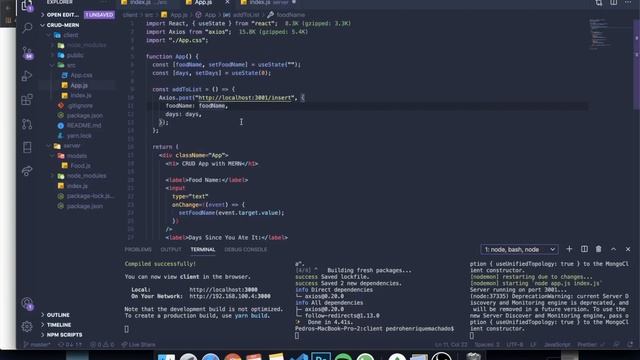 CRUD Tutorial Using MERN Stack - MongoDB, ReactJS, NodeJS [Part 2] смотреть онлайн