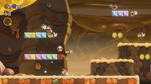 Gnawsher Lair - Super Mario Bros. Wonder Gameplay смотреть онлайн