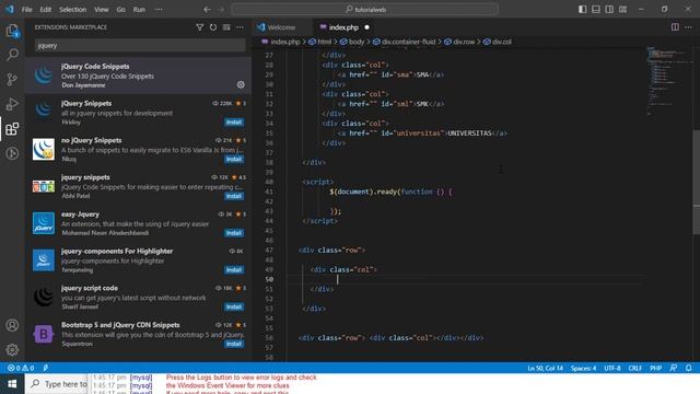 jquery tutorial indonesia free download code смотреть онлайн