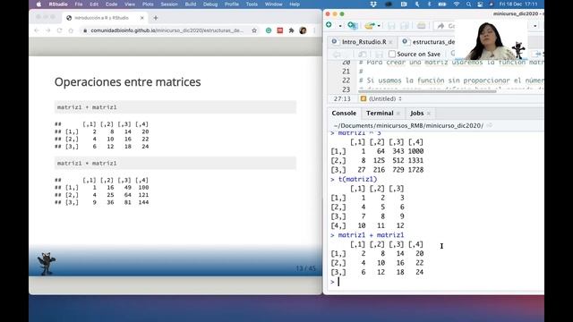 Mini curso: Introducción a R y RStudio смотреть онлайн
