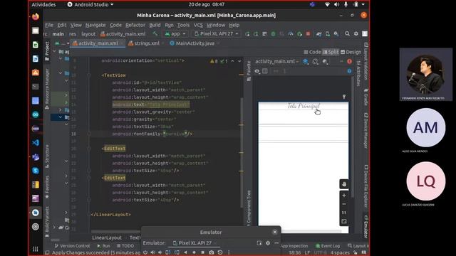 Android(Java/XML/SQLITE) - Aula 3 - Construindo uma tela de menu смотреть онлайн