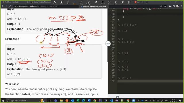 L7. Good Pairs || GFG || Practice || Sorting || Array Pairs | C++ | Java | #90dayschallenge | #day смотреть онлайн