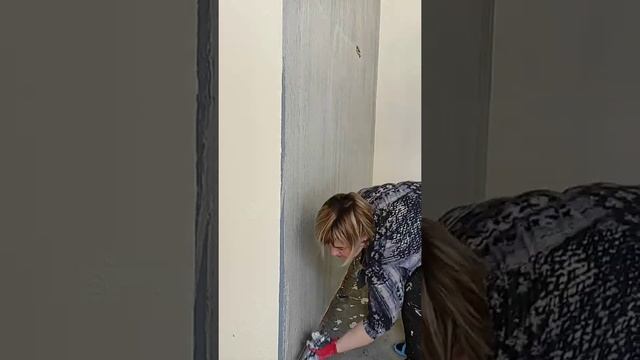 Тысяча линий, продолжение,накрываю шпатлевкой