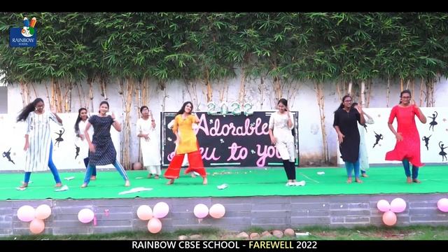 GRADE 10 FAREWELL 2022 | GRADE - 9 GIRLS DANCE PERFORMANCE | RAINBOW CBSE SCHOOL - NELLORE смотреть онлайн