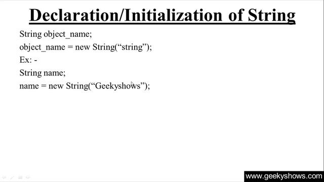 237. Declaration and Initialization of String in Java Programming (Hindi) смотреть онлайн