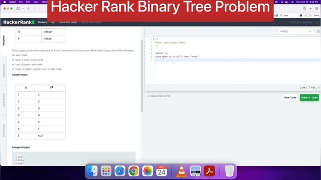 NEW Hackerrank SQL Solutions | Learn Binary Tree Nodes in 10 Minutes! смотреть онлайн