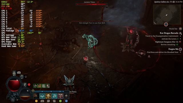 RTX 2080Ti On 1440p Diablo 4 Max Settings смотреть онлайн