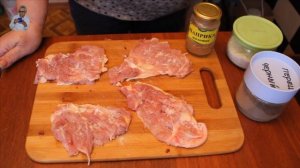 Отбивные из куриных окорочков.