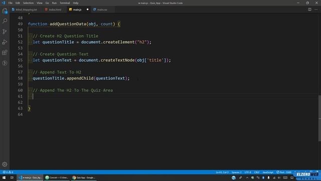 Quiz App - Arabic JavaScript Tuts #07 - Create Add Data Function Part 1 смотреть онлайн