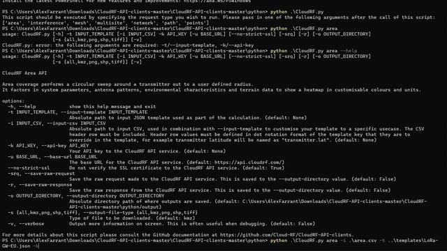 CloudRF API tutorial - Python on Windows смотреть онлайн