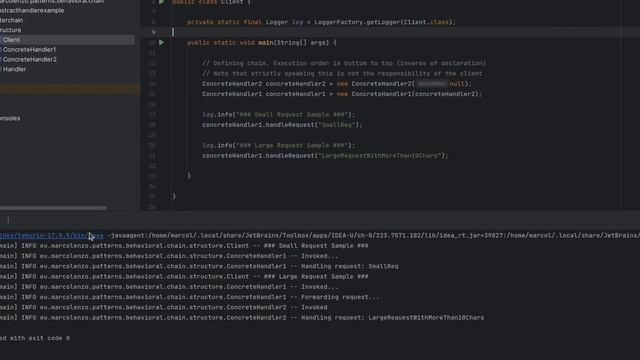 CHAIN of RESPONSIBILITY explained in 4 MINUTES | Java Design Patterns смотреть онлайн