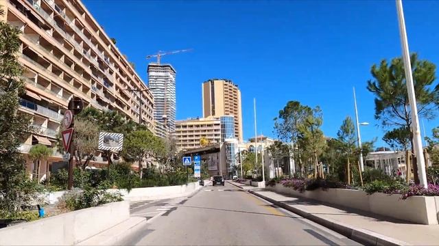 Monaco 4K - Billionaires' Playground. Downtown. Scenic Srive