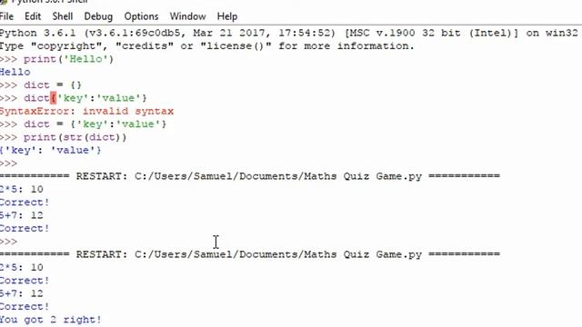 How To Program a Maths Quiz in Python | Explained For Beginners смотреть онлайн