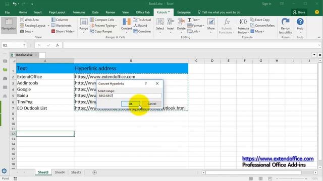 How to insert multiple hyperlinks in a cell many cells in Excel смотреть онлайн