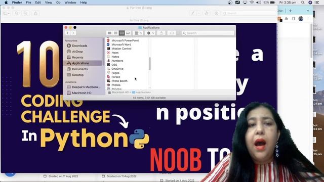 Day 49 |100 Days Coding Challenge in Python |#python #lists #anjaliluthra #btech #bca #bsc #cse#sor смотреть онлайн