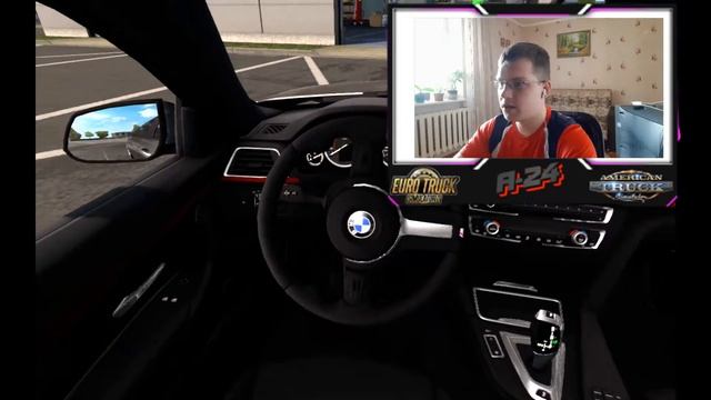 обзор на Мод BMW F30 M Package v1.1 для ETS 2 и ATS (1.38.x) смотреть онлайн