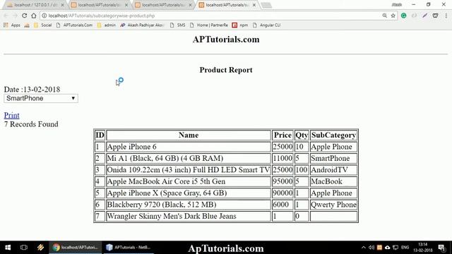 Custom Report Generate using PHP & Mysql смотреть онлайн