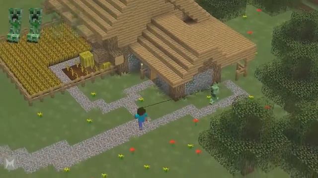 Minecraft: Пять способов потроллить друга - РУССКАЯ ОЗВУЧКА смотреть онлайн