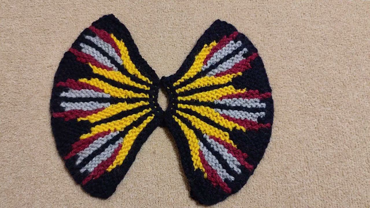 Вяжем переднюю часть для тапочек смотреть онлайн