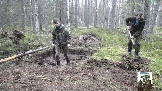 хотели поставить маленький шалаш в лесу для зимовья, всё пошло не по плану смотреть онлайн