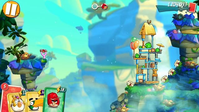 Angry Birds 2/ Злые Птицы 2/1-уровень смотреть онлайн