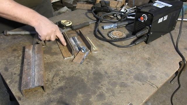 ТИСКИ из УГОЛКА от КРОВАТИ и двух гаек со шпилькой. только болгаркой и сваркой. смотреть онлайн