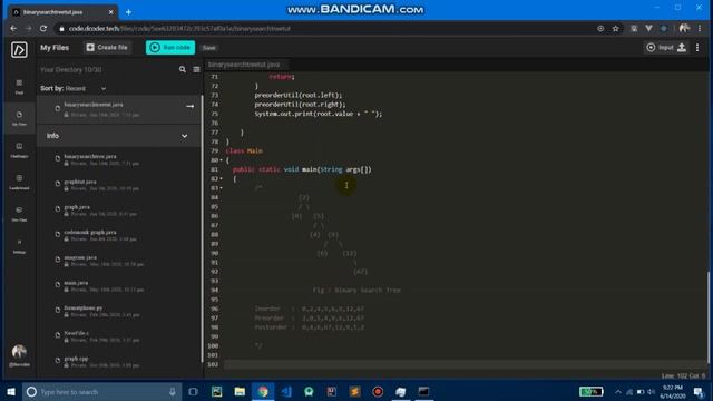 Part 5 | DFS (Implementation) | preorder | inorder | postorder | Binary Search Tree in java смотреть онлайн
