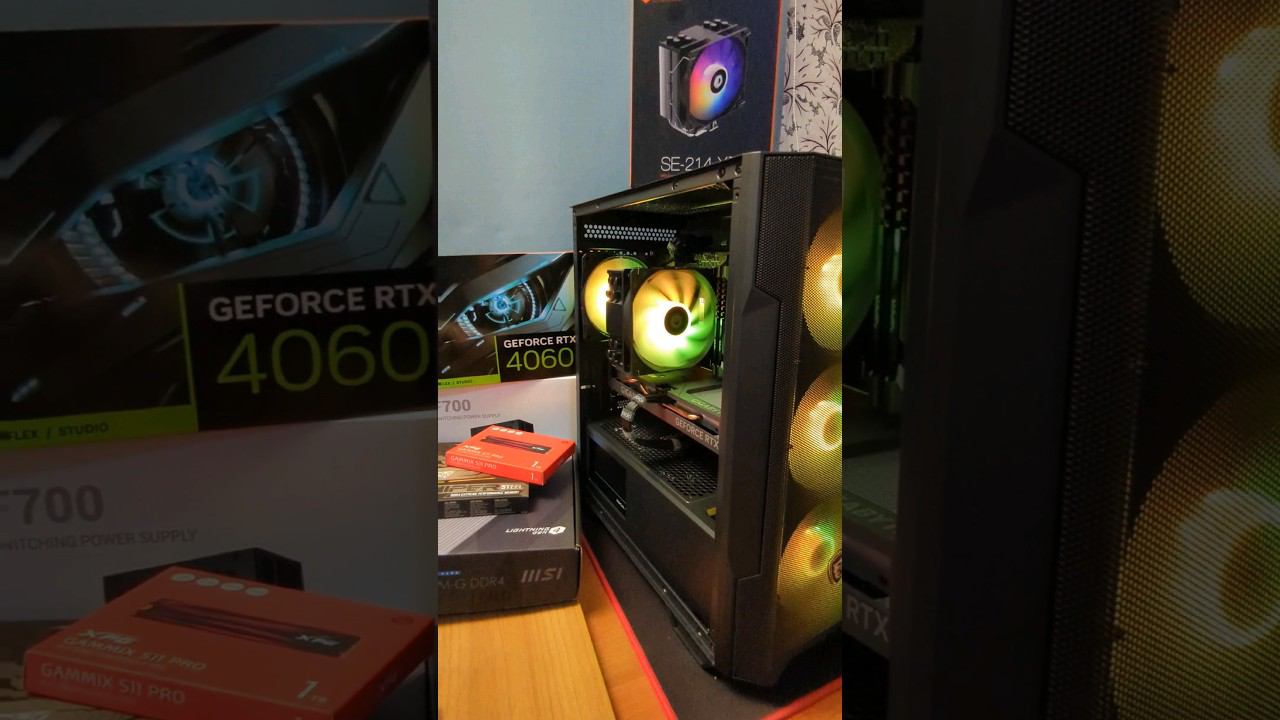 Народный ПК 12100f и RTX4060 смотреть онлайн