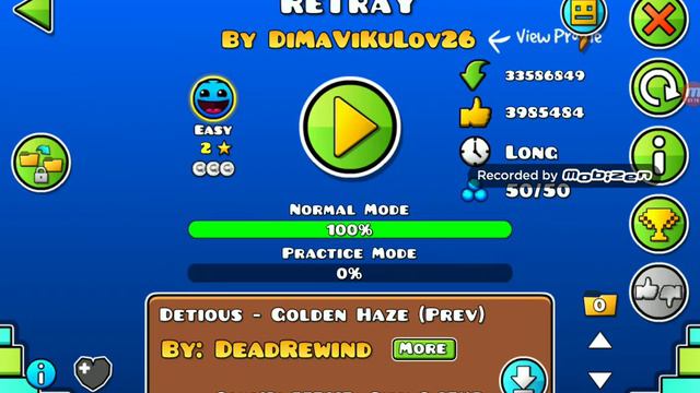 Geometry dash Retray code - easy смотреть онлайн