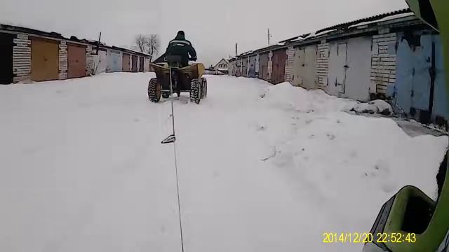 Квадроцикл из Планеты Спорт-На снегокате за КвадроПСом (ч1) смотреть онлайн