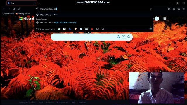 Web Server Dengan Menggunakan Ip 192.168.1.55      ~192255