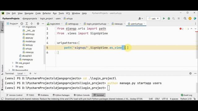 How to make User Registration in Django смотреть онлайн