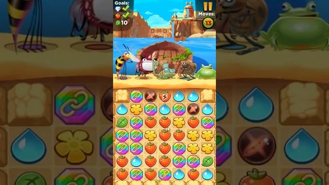 Best Fiends - CRAZY 30 LINK BLOCKS COMBO!! смотреть онлайн