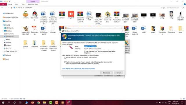 Installing Xampp & Apache, MySQL Issues смотреть онлайн