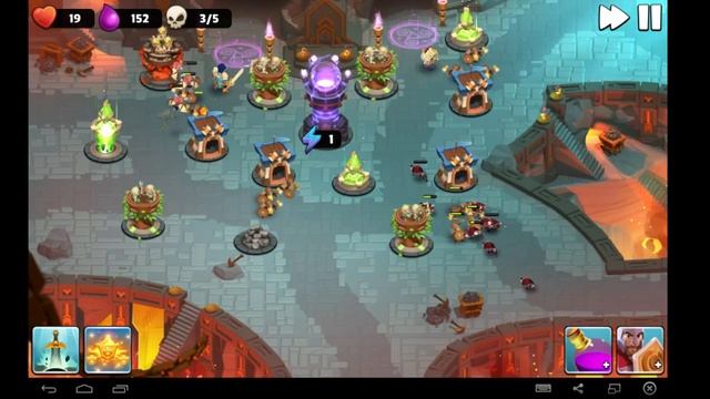WAR COLLEGE! Castle Creeps TD! Tower Defense Gameplay on Android/iOs смотреть онлайн