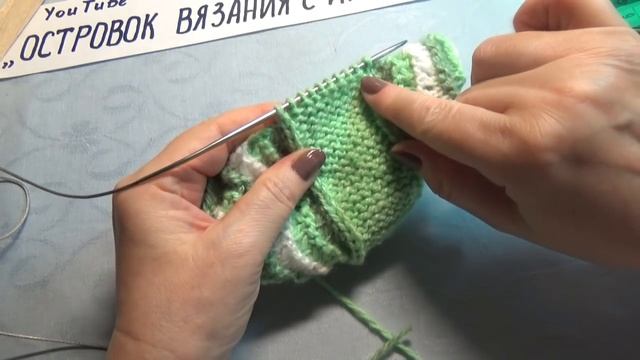 Вязание спицами домашние тапочки #209 смотреть онлайн