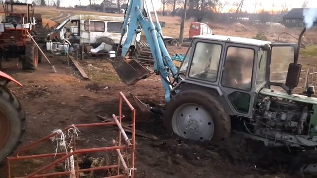 ЮМЗ - 6кл.Трактор утопленник. Часть вторая. Спасение. смотреть онлайн