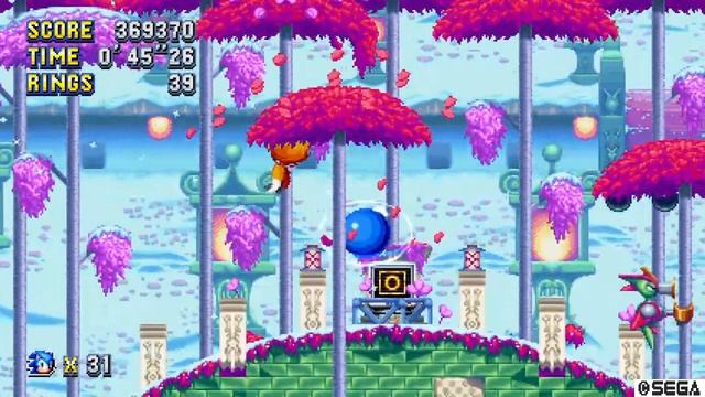Sonic Mania - Press Garden Zone Act 2 Special Stage Rings смотреть онлайн