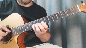 Гамма До диез минор натуральный лад на гитаре в две октавы, три варианта игры. Табы + ноты скачать