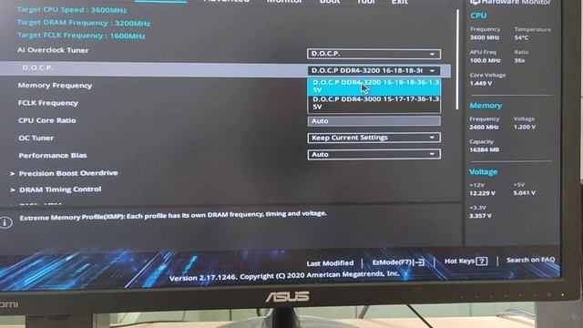 (How to) Overclock RAM memory speed (Asus TUF B450 Plus gaming) смотреть онлайн