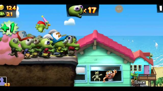 Zombie Tsunami #79 Игровой мультик для детей про зомби, веселый детский мультик игра для малышей смотреть онлайн