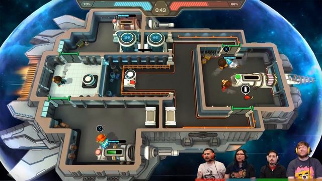 Catastronauts - #1 - OVERCOOKED IN SPACE?! (4-Player Gameplay)