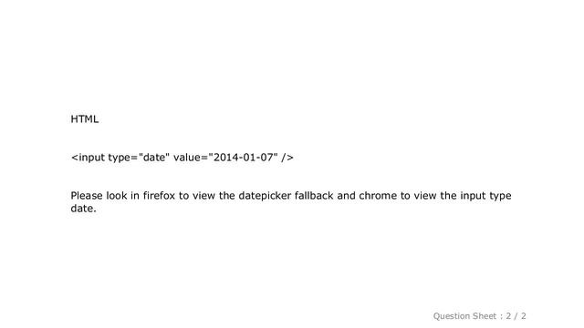 HTML : Input type date format and datepicker issues смотреть онлайн